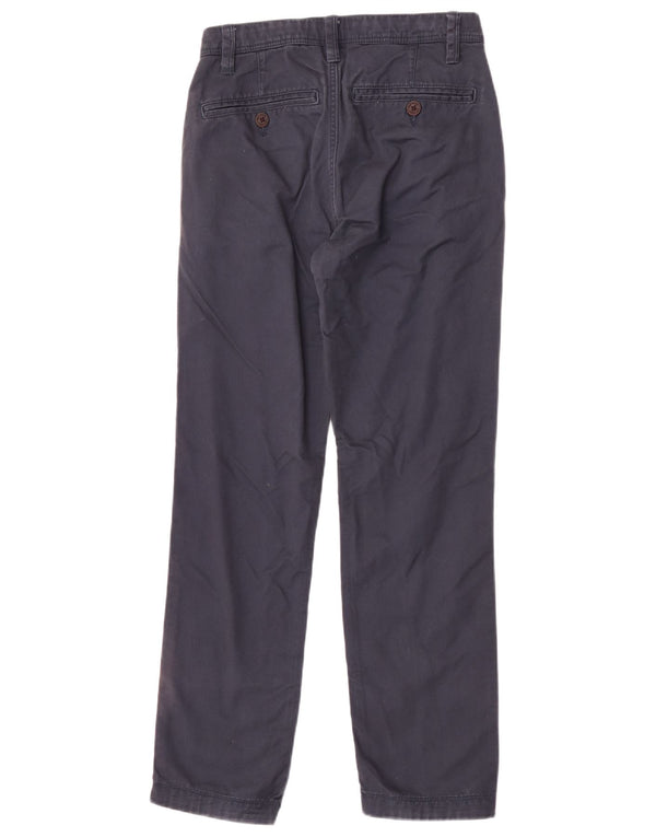 Fat Face Mens Straight Chino Trousers W28 L30 Navy Blue Cotton