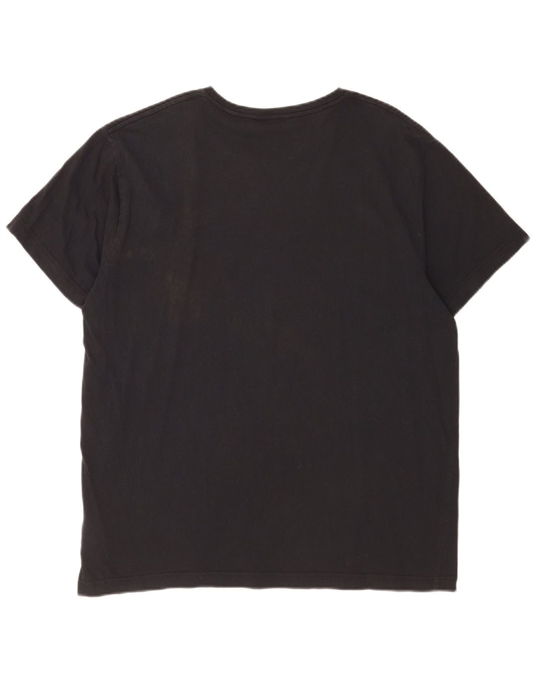 Gant Mens Graphic T-Shirt Top XL Black Cotton