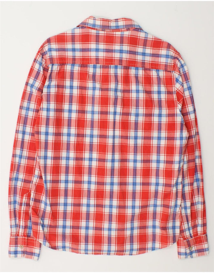 JACK & JONES Mens Shirt XL Red Check Vintage Jack & Jones and Second-Hand Jack & Jones from Messina Hembry 