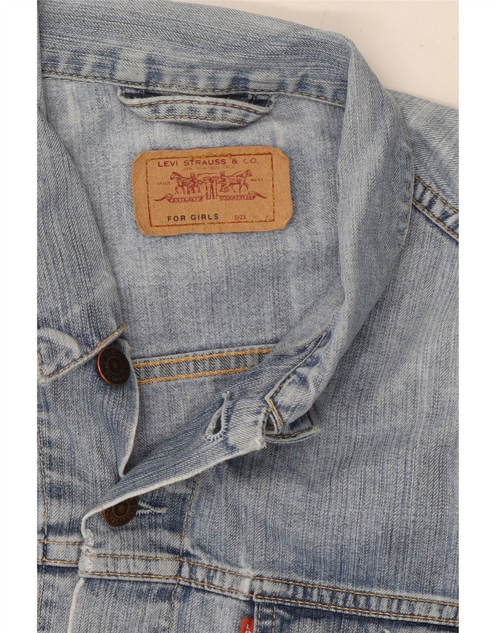 Giacca Jeans Bambina Levi's 15-16 Anni Cotone Blu