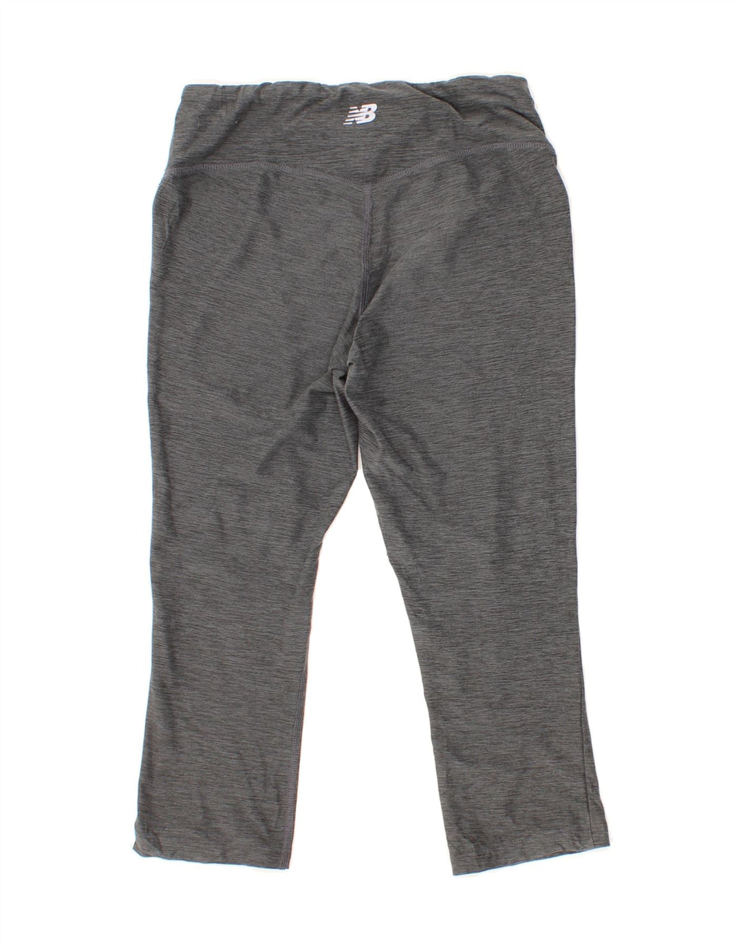 NEW BALANCE Womens Capri Leggings UK 8 Small  Grey Flecked Polyester Vintage New Balance and Second-Hand New Balance from Messina Hembry 
