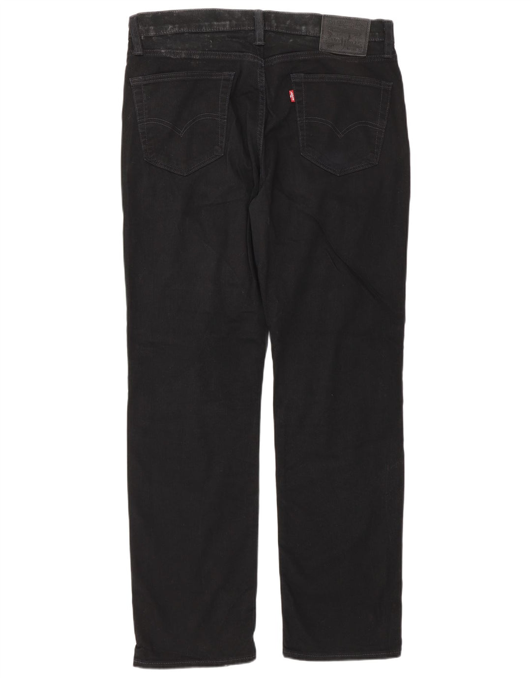 Levi's Mens 514 Straight Jeans W34 L32 Black Cotton