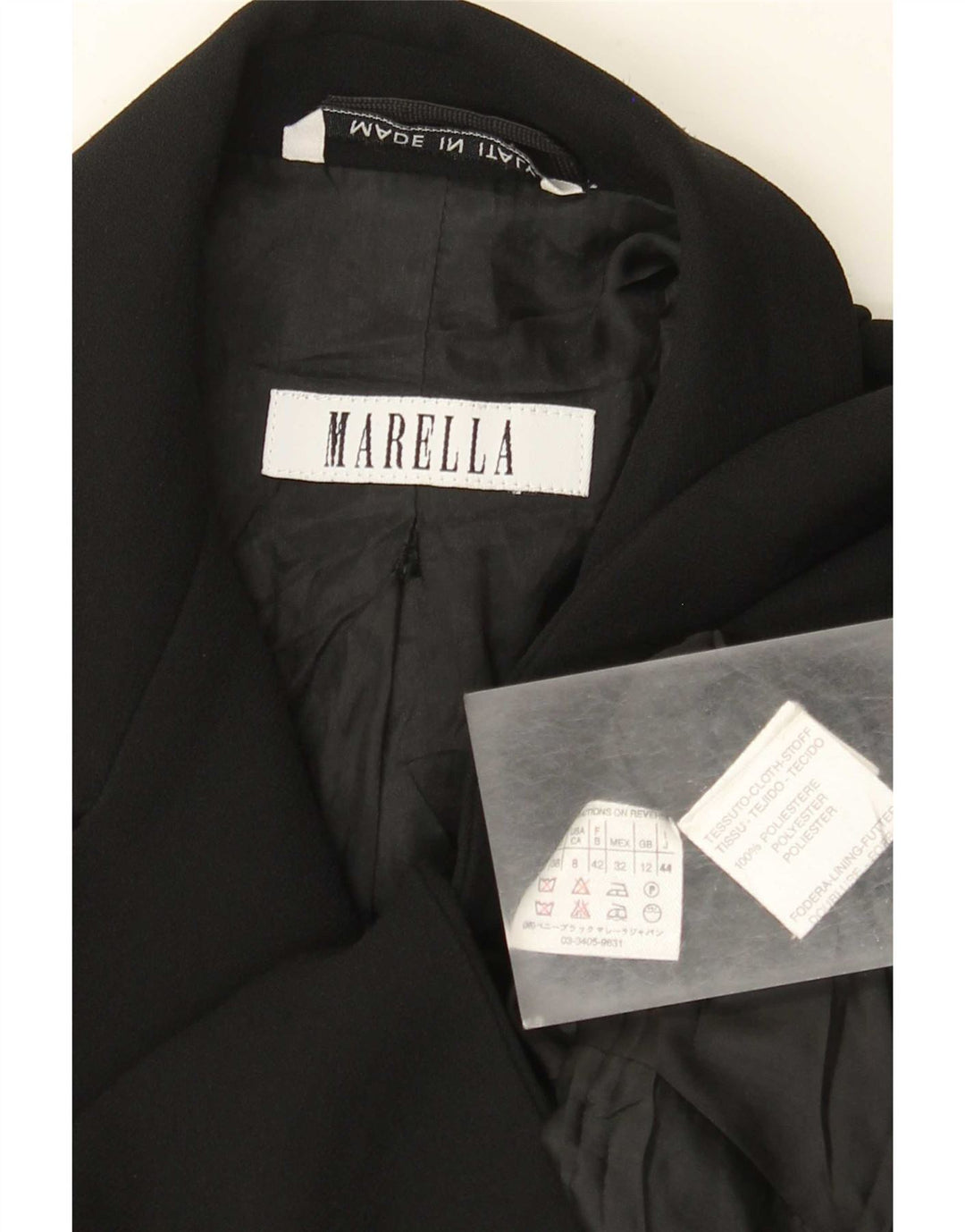 Giacca Bolero da donna Marella UK 12 poliestere nero medio