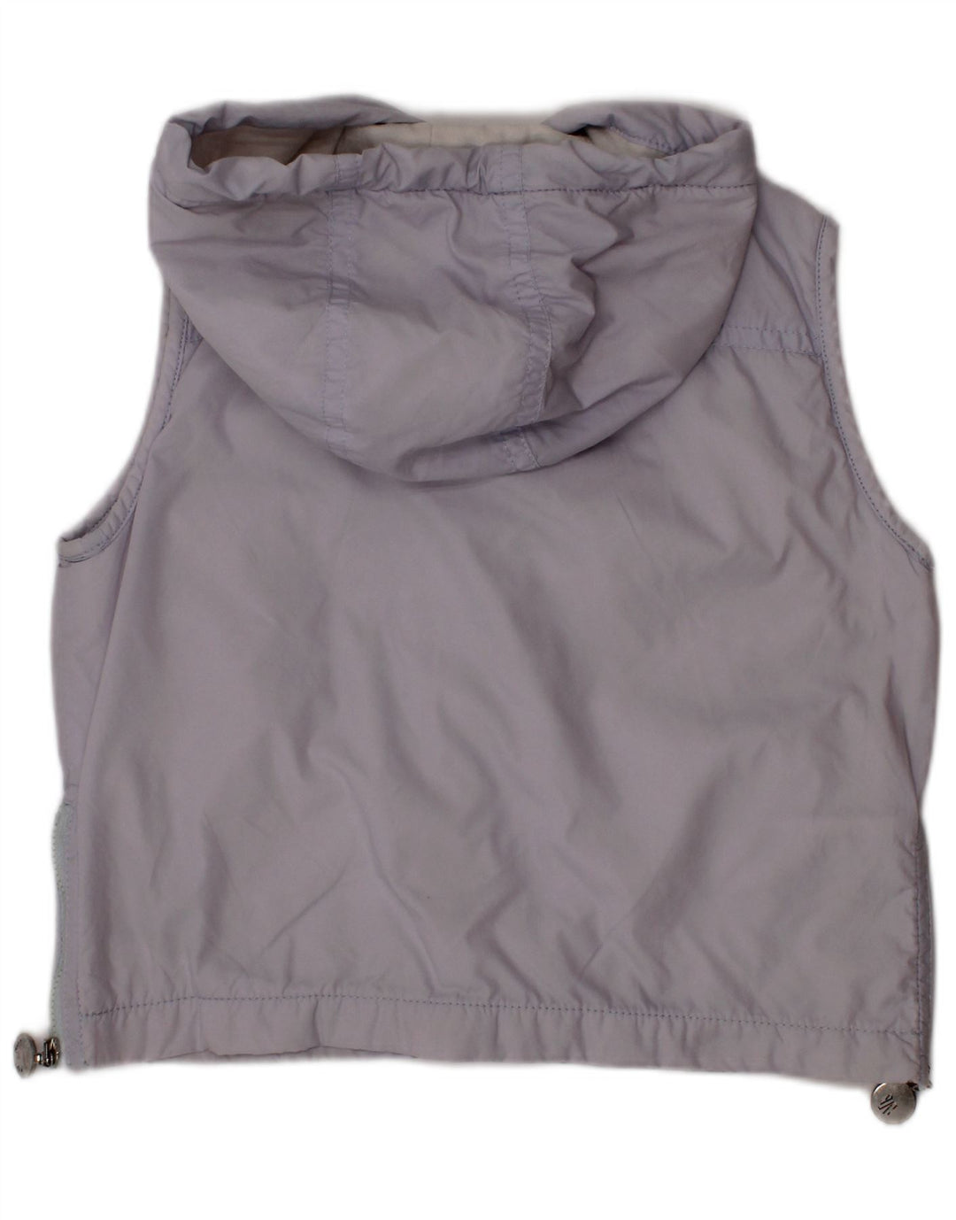 Gilet con cappuccio Moncler per ragazzi 2-3 anni in poliammide blu