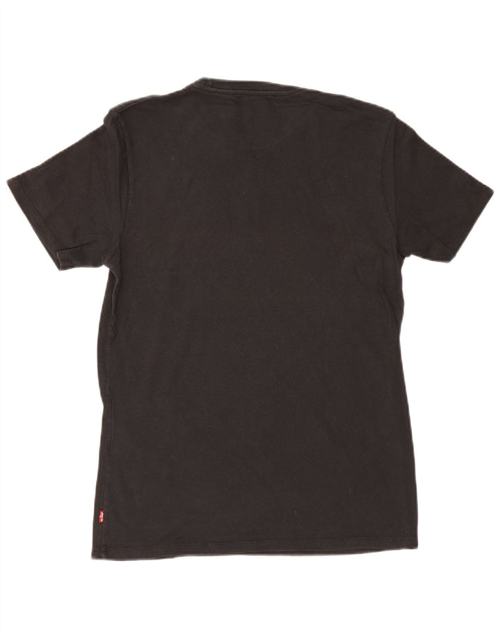Levi's Mens Graphic T-Shirt Top Small Black Cotton