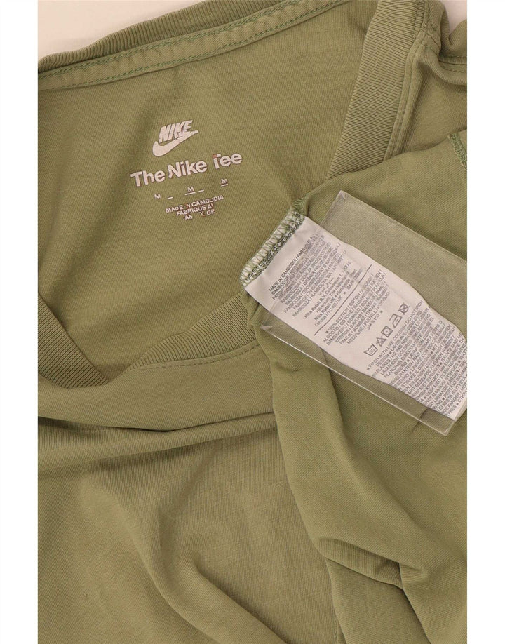 Nike Mens T-Shirt Top Medium Khaki