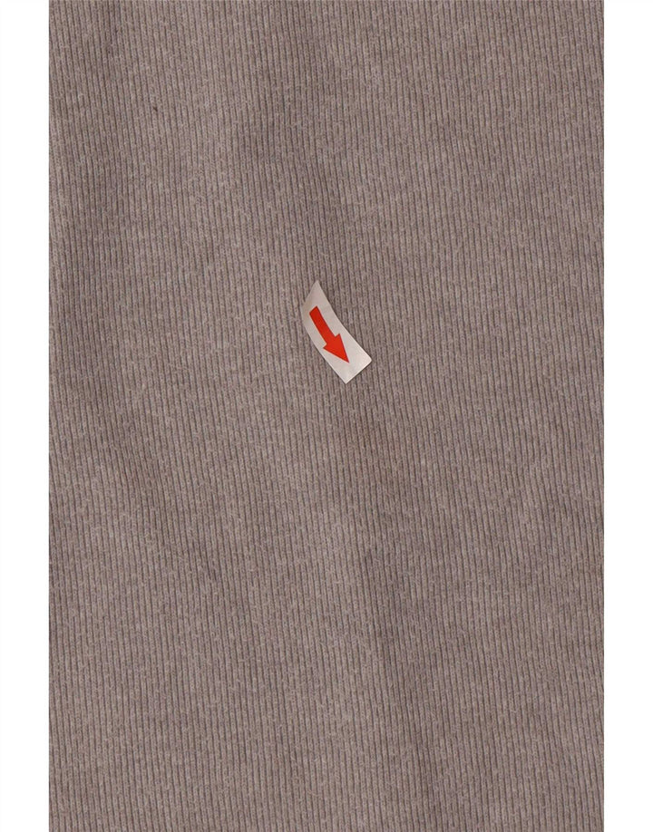 Zara Damen-Blusenoberteil mit lockerer Passform, UK 14, Mittelgrau