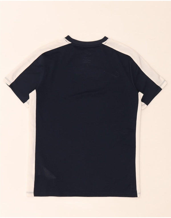 Nike Boys Dri Fit póló felső 12-13 éves korig, nagy sötétkék Colourblock