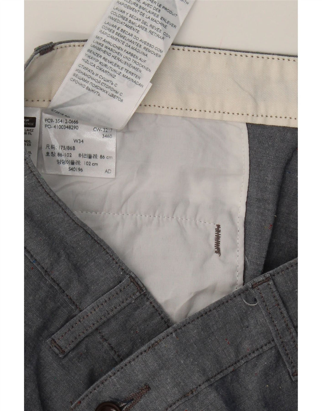 DOCKERS Mens Cargo Shorts W34 Large Blue Cotton Vintage Dockers and Second-Hand Dockers from Messina Hembry 