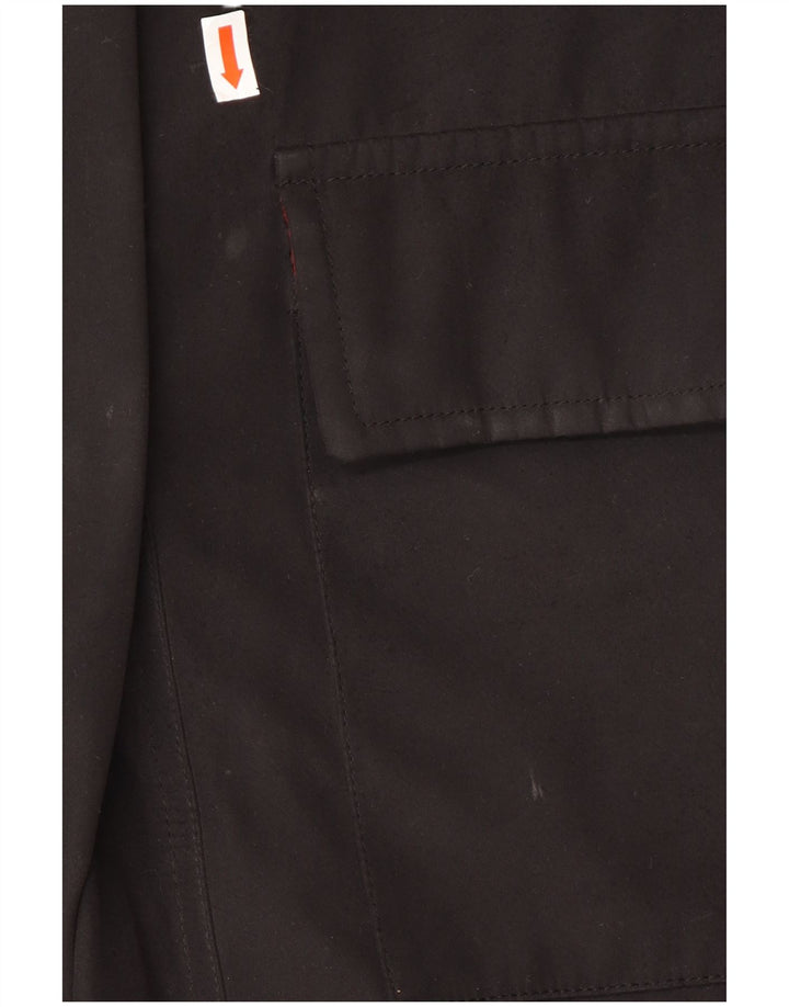 TOMMY HILFIGER Cappotto giacca a vento da donna UK 16 Grande poliestere nero