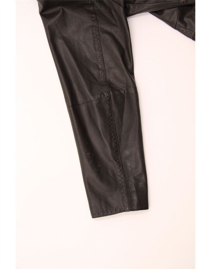 PERSONA Womens Leather Jacket Size 23 Medium Black Leather Vintage Persona and Second-Hand Persona from Messina Hembry 