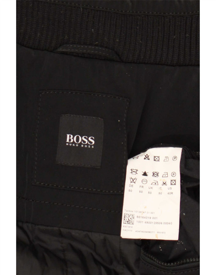 Hugo Boss Herre Utility Jacket IT 50 Large Black Polyester