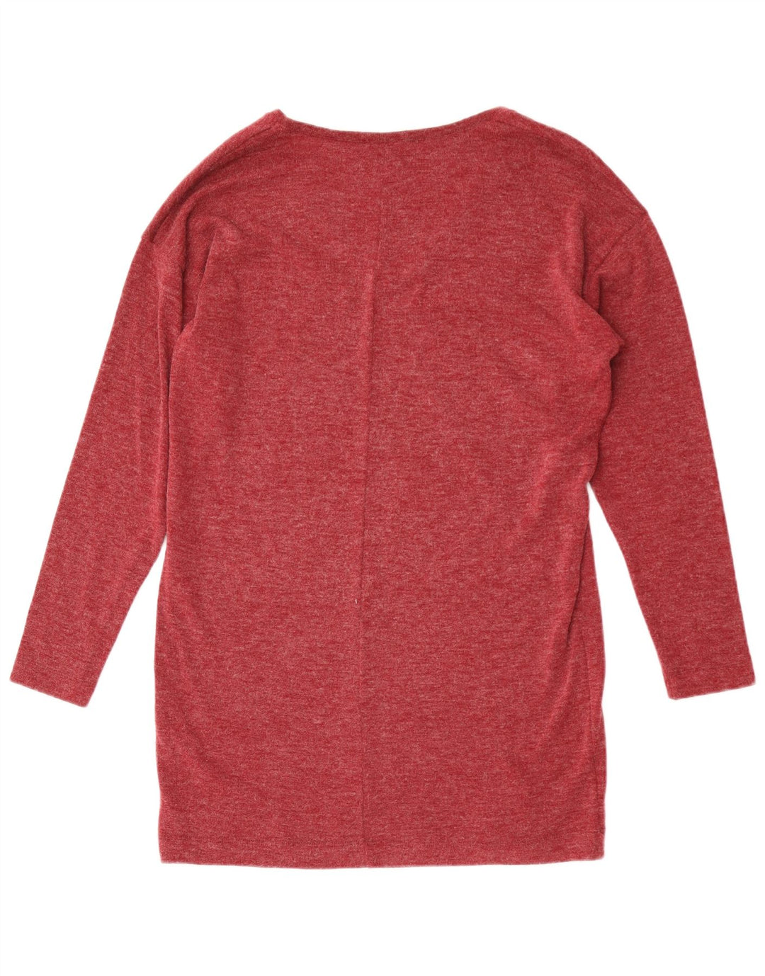 Zara Haut à manches longues pour femme UK 44 Polyester moucheté marron moyen