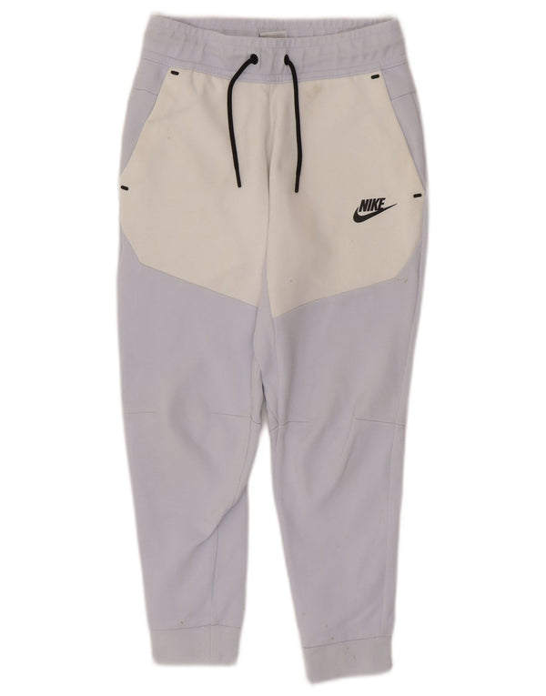 Nike Boys træningsdragt Bukser Joggers 8-9 år Small Blue Colourblock