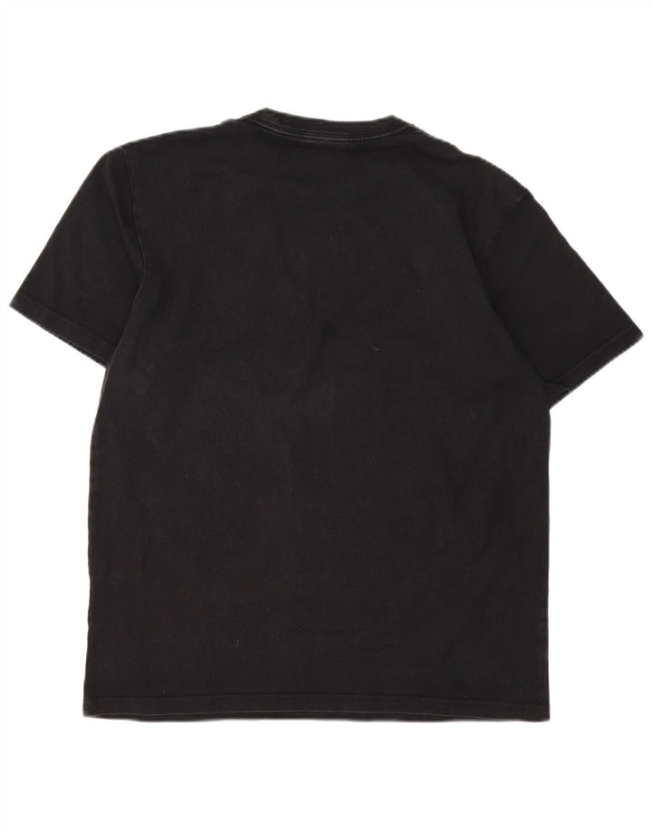 Carhartt Herre grafisk T-shirt Top Medium Sort Bomuld