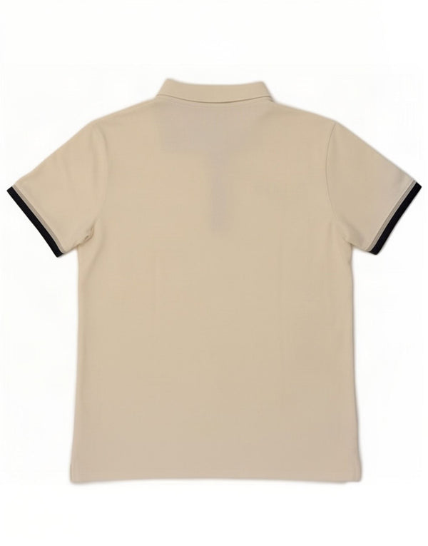 Guess Mens Slim Fit Polo Shirt XL White Cotton