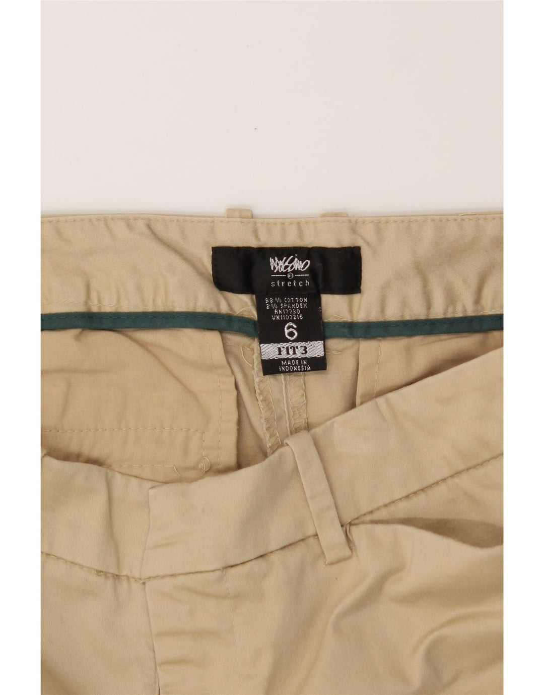 MOSSIMO Womens Casual Shorts US 6 Medium W30  Beige Cotton Vintage Mossimo and Second-Hand Mossimo from Messina Hembry 