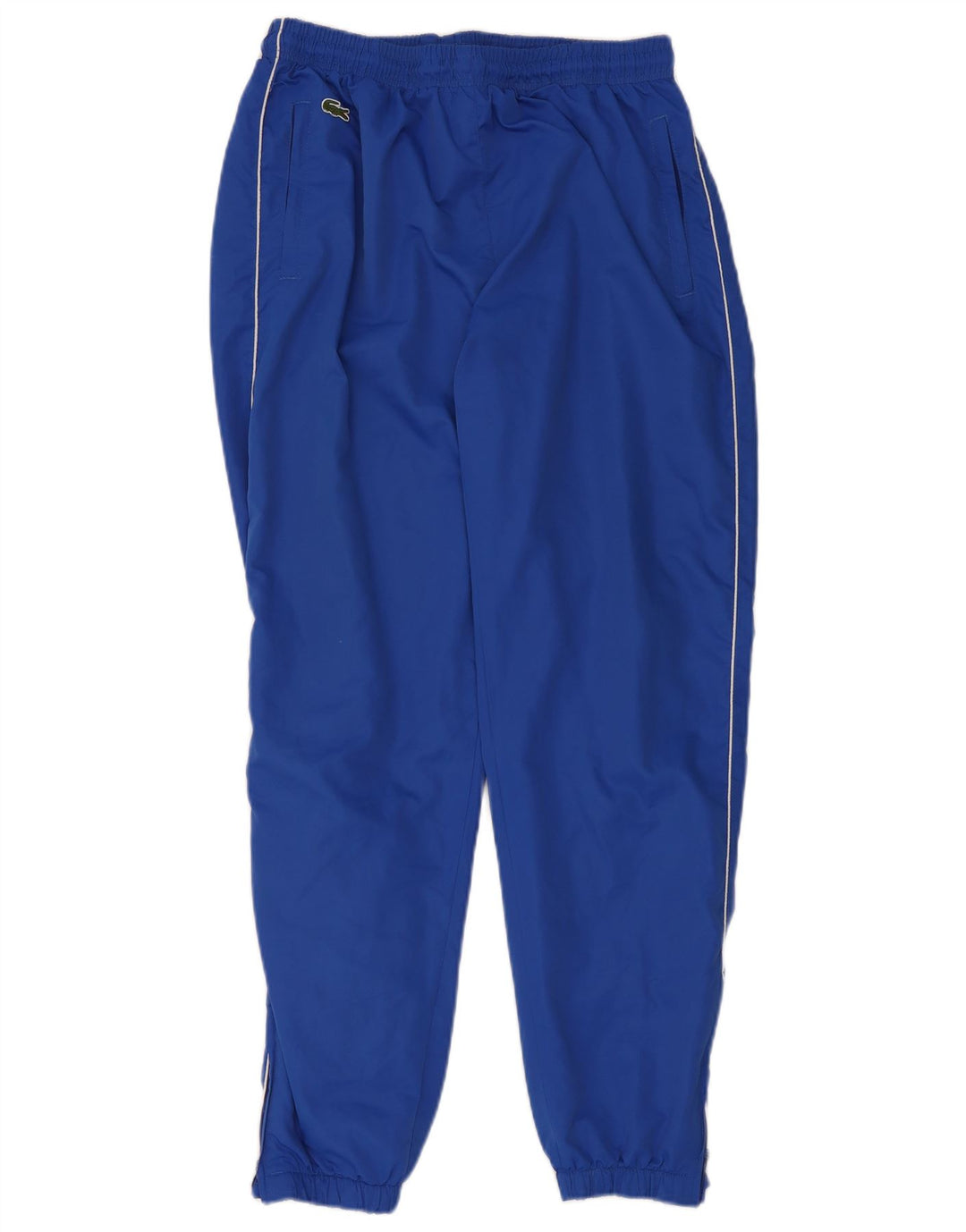 Męskie spodnie dresowe Lacoste, rozmiar 6, XL, niebieskie, poliestrowe