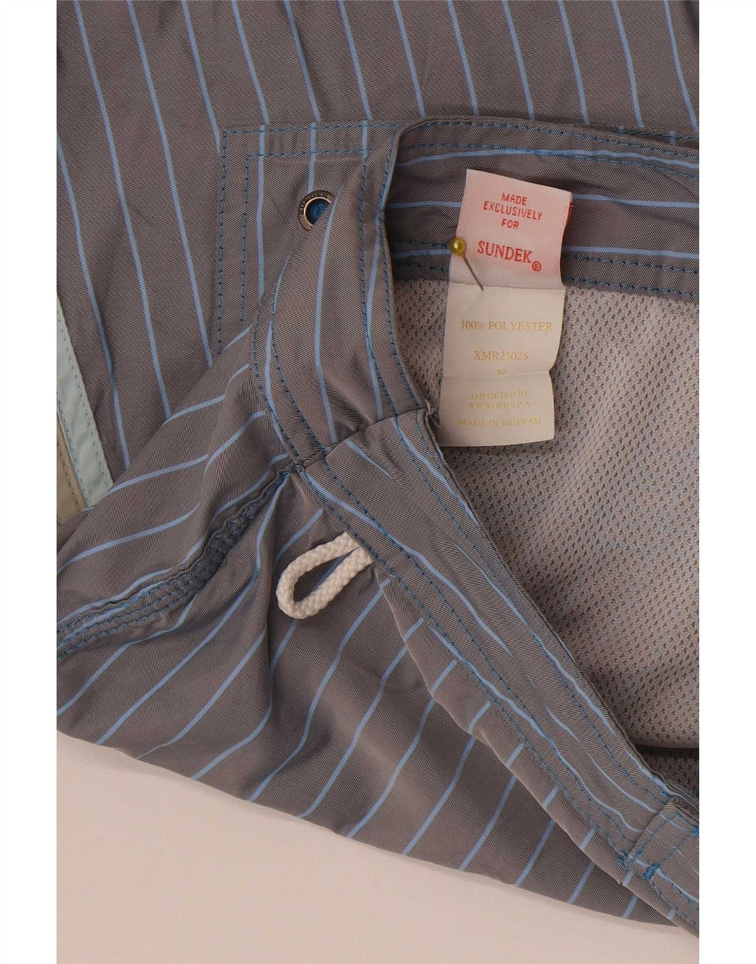 Sundek Herre badeshorts Large Grå Nålestribet Polyester