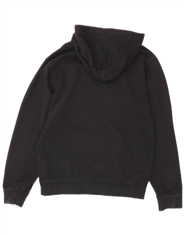 CHAMPION Mens Hoodie Jumper Small Black Cotton