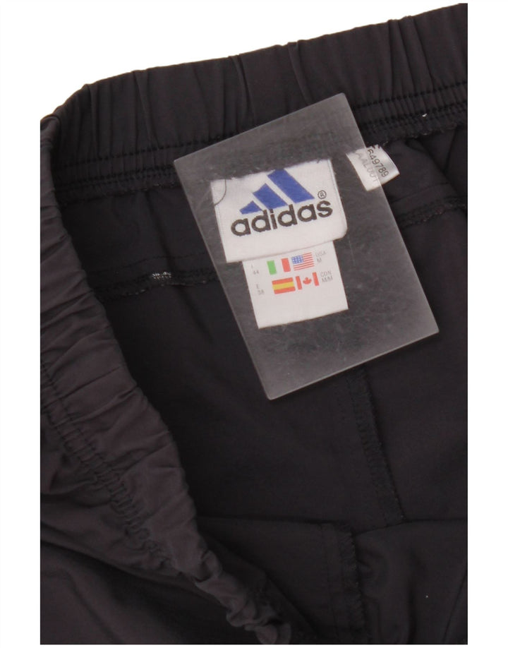 ADIDAS Womens Sport Shorts UK 12 Medium Navy Blue Polyester