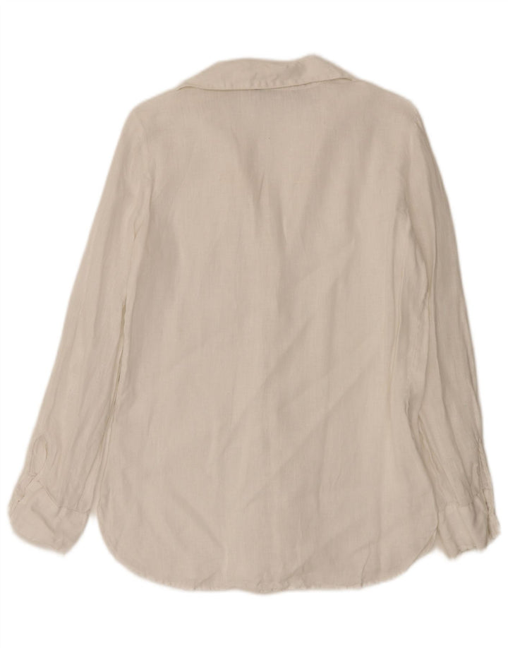 Zara Womens Shirt UK 10 Small White