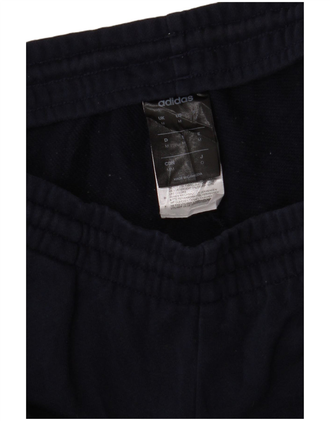 ADIDAS Mens Tracksuit Trousers Medium  Navy Blue Colourblock