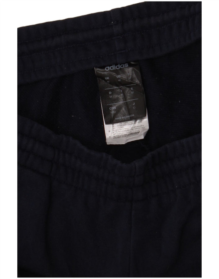 ADIDAS Mens Tracksuit Trousers Medium  Navy Blue Colourblock