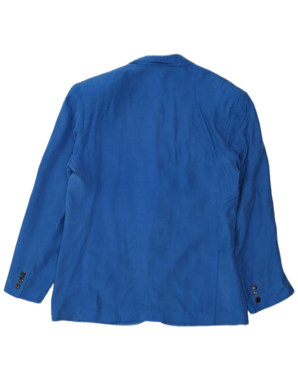 Vintage herre 3-knaps blazerjakke IT 48 Medium Blue
