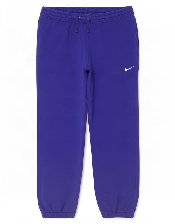 Nike Mens Tracksuit Trousers Joggers Large Blue Cotton