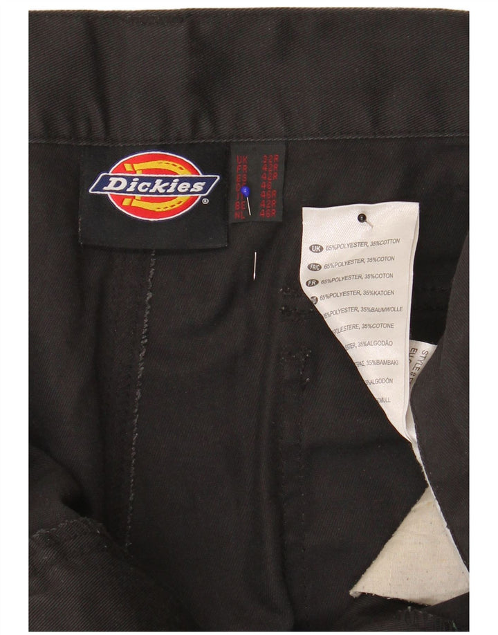 Dickies Straight Cargo bukser til mænd W32 L31 Sort polyester