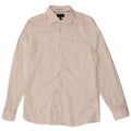 Ted Baker Mens Slim Fit Shirt Size 4 Large White Cotton