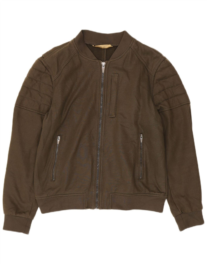 Męska kurtka dresowa Zara XL, poliester khaki