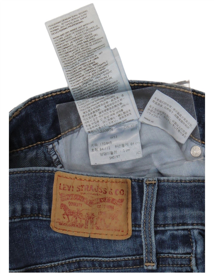 Jeans slim da donna Levi's W33 L26 cotone blu
