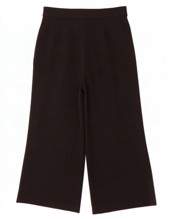 Marks & Spencer Damskie spodnie codzienne z szerokimi nogawkami UK 14, duże, W32 L26, czarne