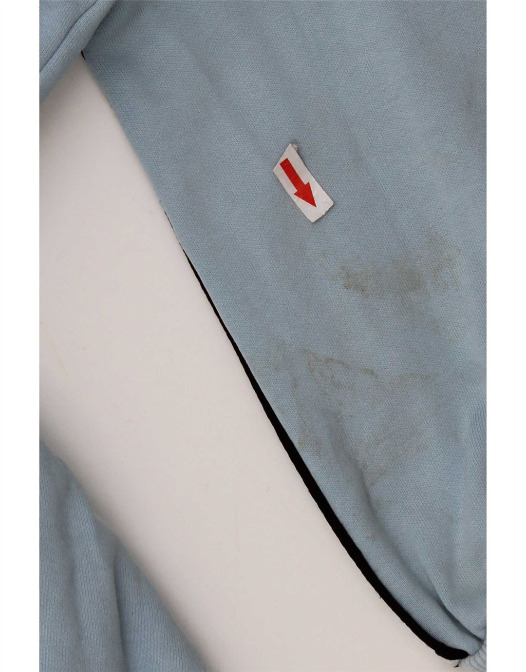 Kappa Sweat-shirt graphique pour homme en coton color block Bleu Taille L