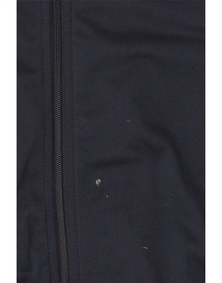 Champion Mens Tracksuit Top Jacket Small Navy Blue Colourblock Polyester