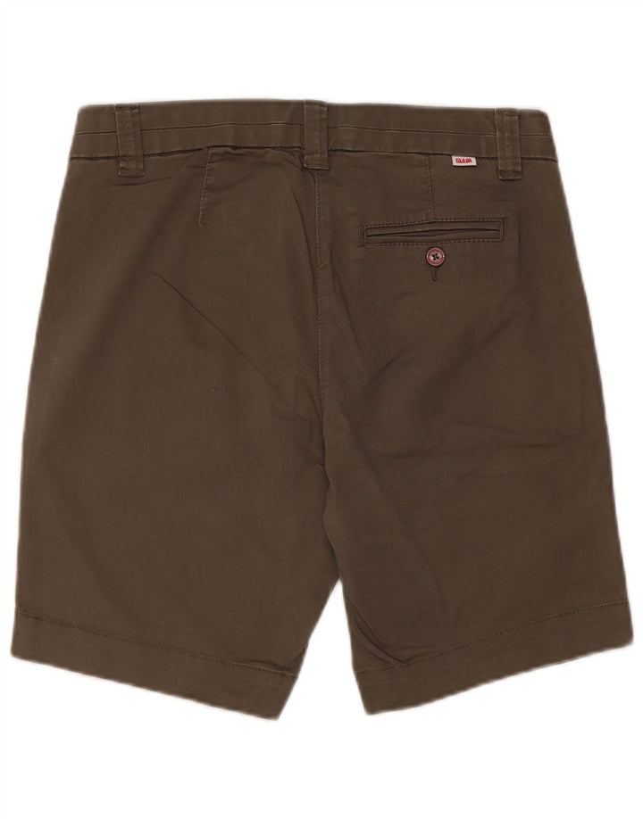 Slam Womens Chino Shorts IT 42 Medium W30  Khaki Cotton