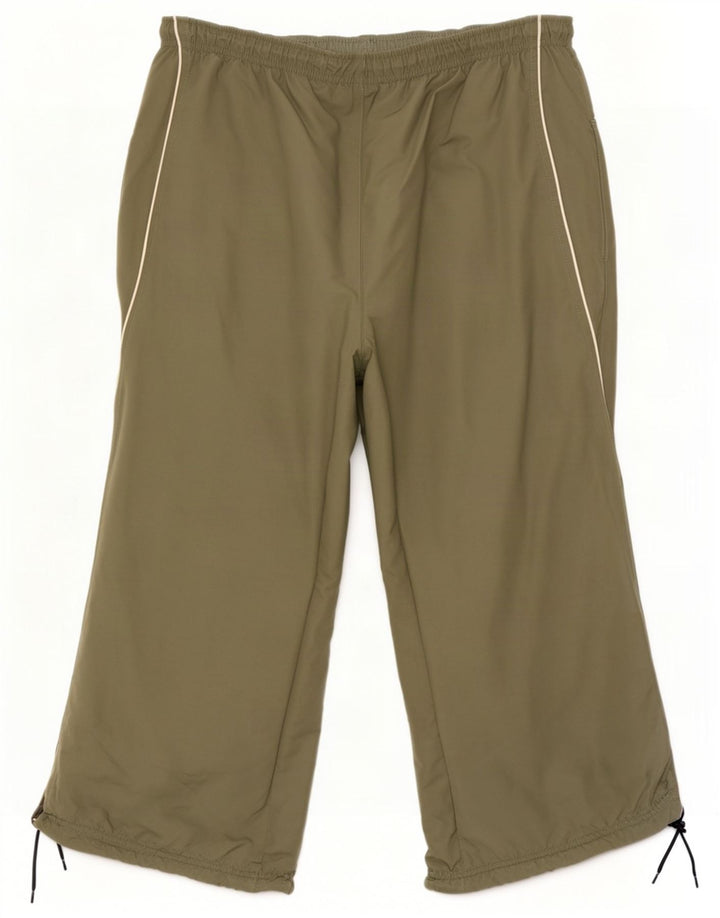 Nike Pantalones Capri Hombre XL Poliéster Verde