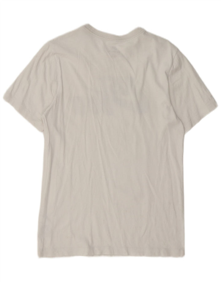 Nike grafisk T-shirt top til mænd, lille hvid bomuld