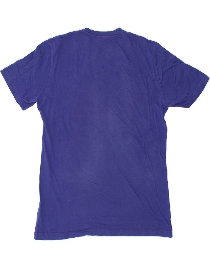 NIKE Mens Standard Fit Graphic T-Shirt Top Medium Blue Cotton Vintage Nike and Second-Hand Nike from Messina Hembry 