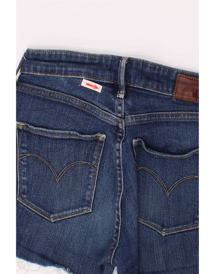Levi's Womens Denim Shorts W25 XS Blue Cotton