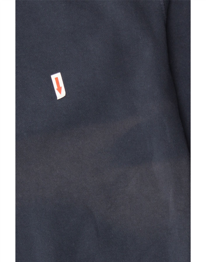 Ellesse Womens Oversized Graphic Sweatshirt Jumper UK 8 Small  Navy Blue