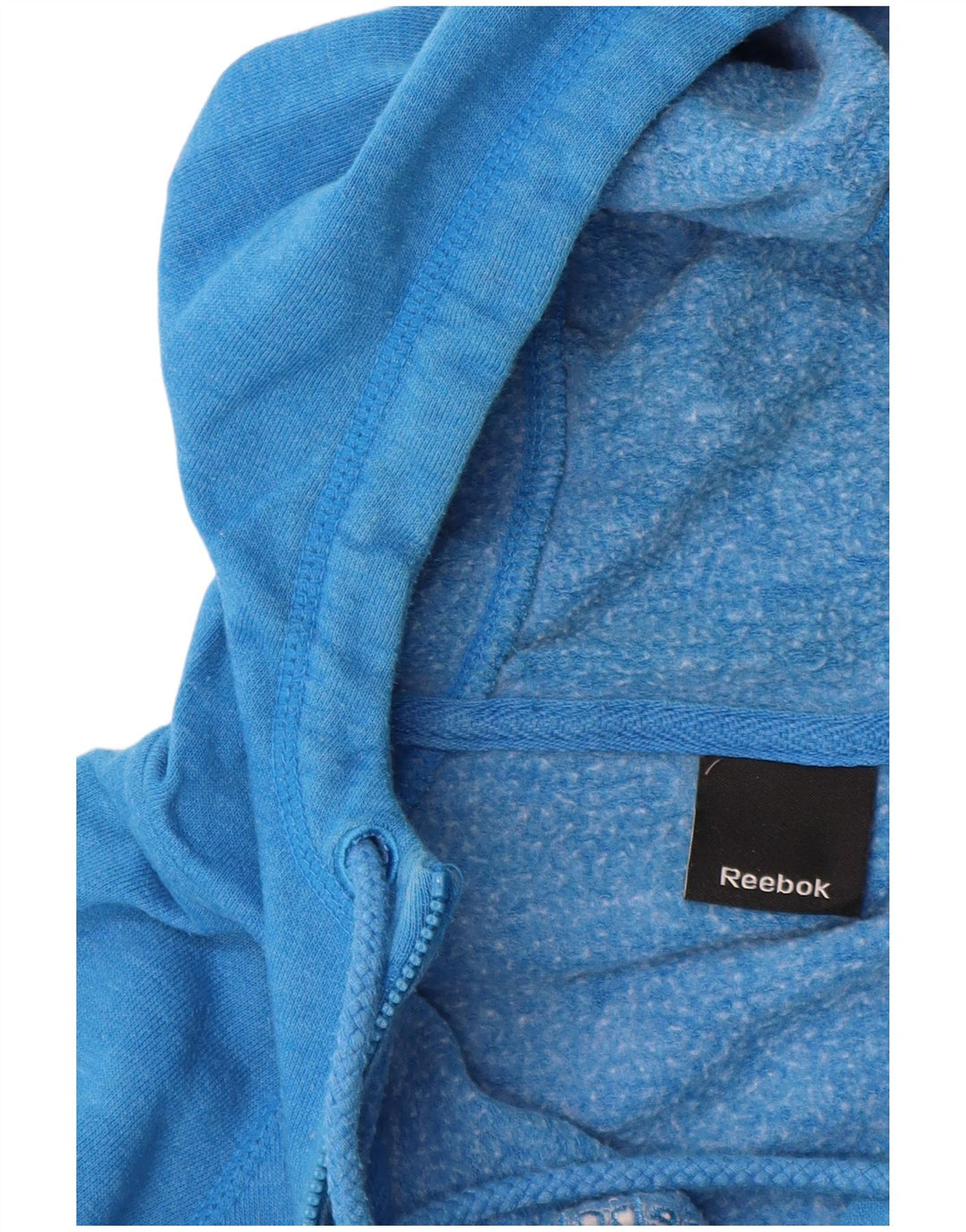 Reebok Womens Zip Hoodie Sweater UK 10 Small Blue