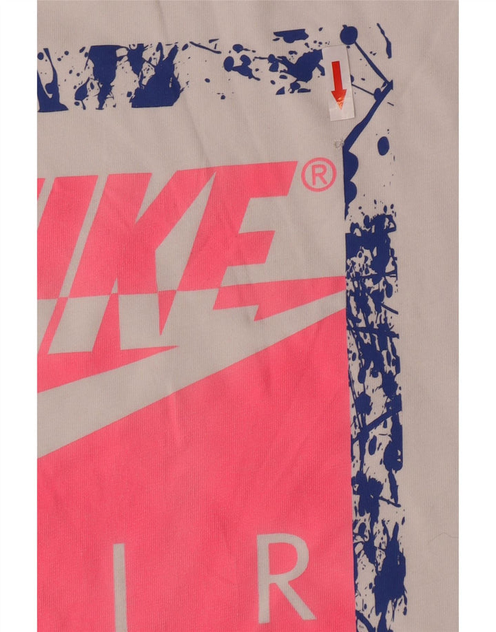 Nike T-shirt graphique pour homme en coton blanc 2XL