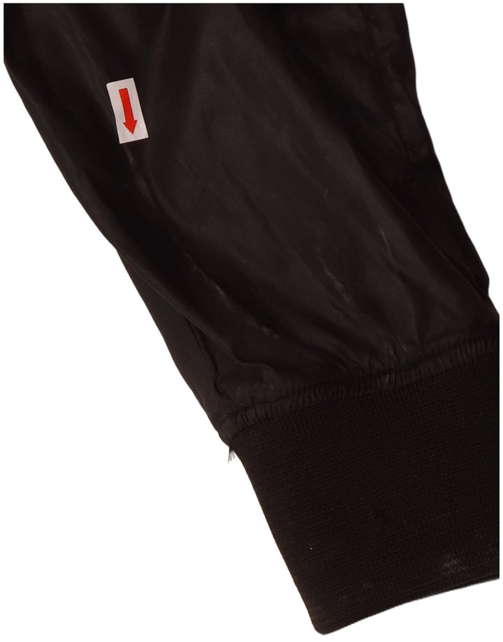 G-Star Mens Graphic Bomber Jacket UK 38 Medium Black Polyamide