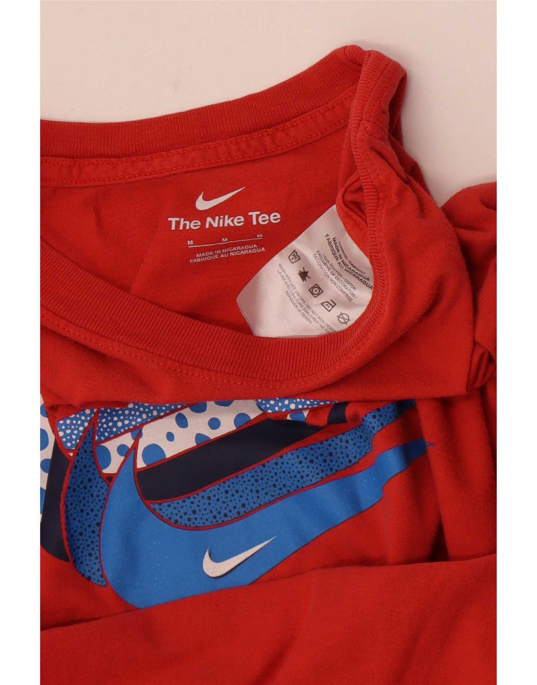 Tricou grafic pentru bărbați Nike Top, bumbac roșu mediu