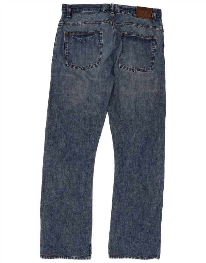 Joop Herren Bootcut Jeans W33 L34 Blaue Baumwolle
