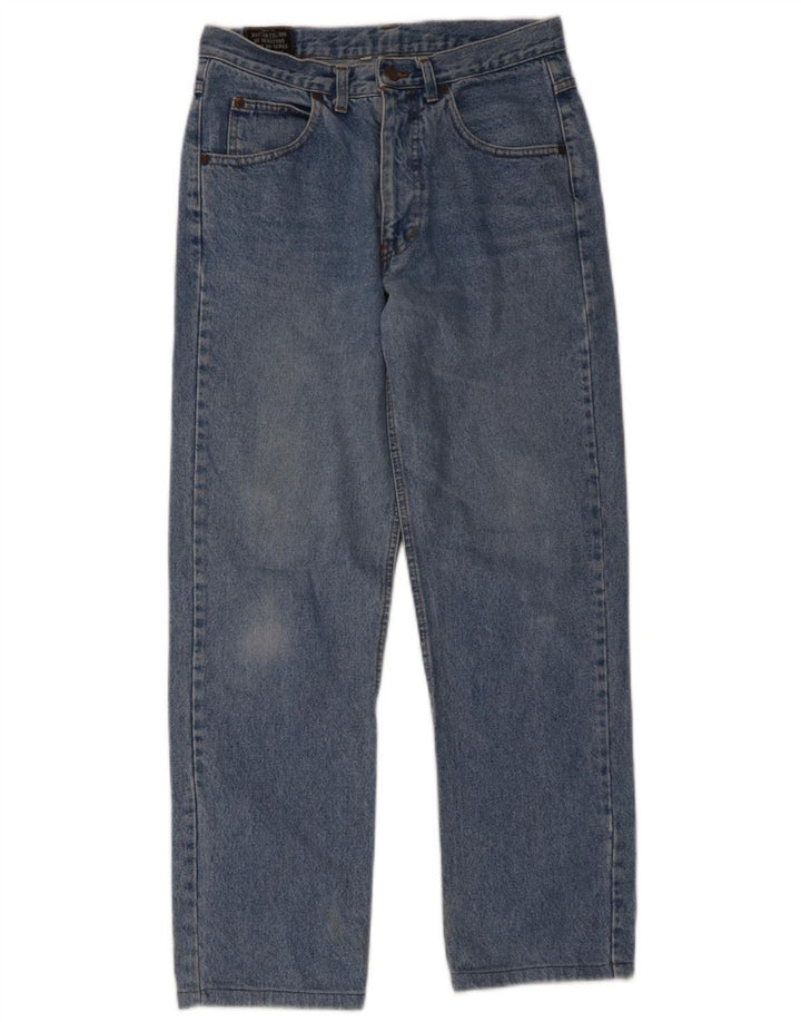 Benetton Mens Straight Jeans IT 46 W33 L30 Blue Cotton