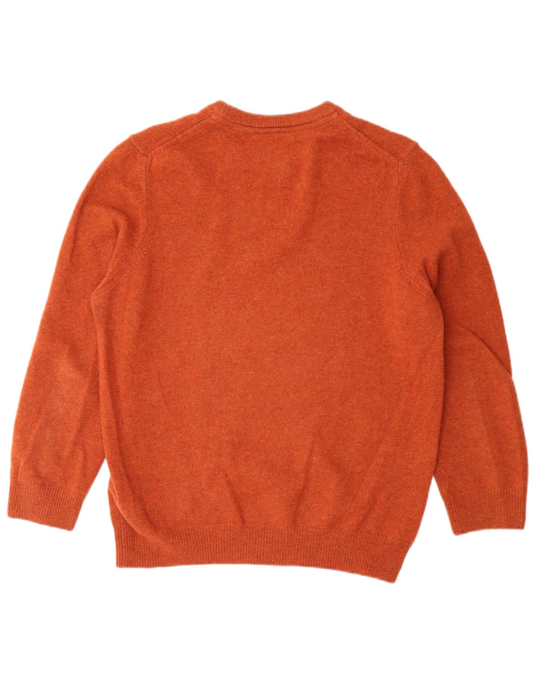 Lyle & Scott Herre Loose Fit Crew Neck Jumper Sweater Medium Orange